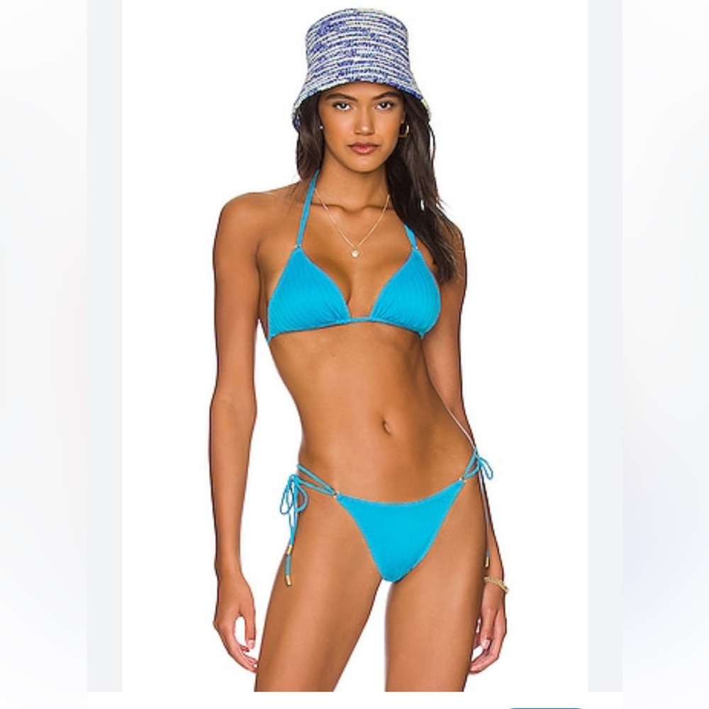 Monday Swimwear ~ Ribbed Triangle Bikini Set (M)